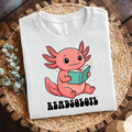 Axolotl Reading T-Shirt - Reads0lotl shirt, Booklover shirt, Axolotl quotes