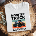Monster Truck Grandpa shirt - Retro Funny Grandfather t-shirt, Cool Grandpa Gift