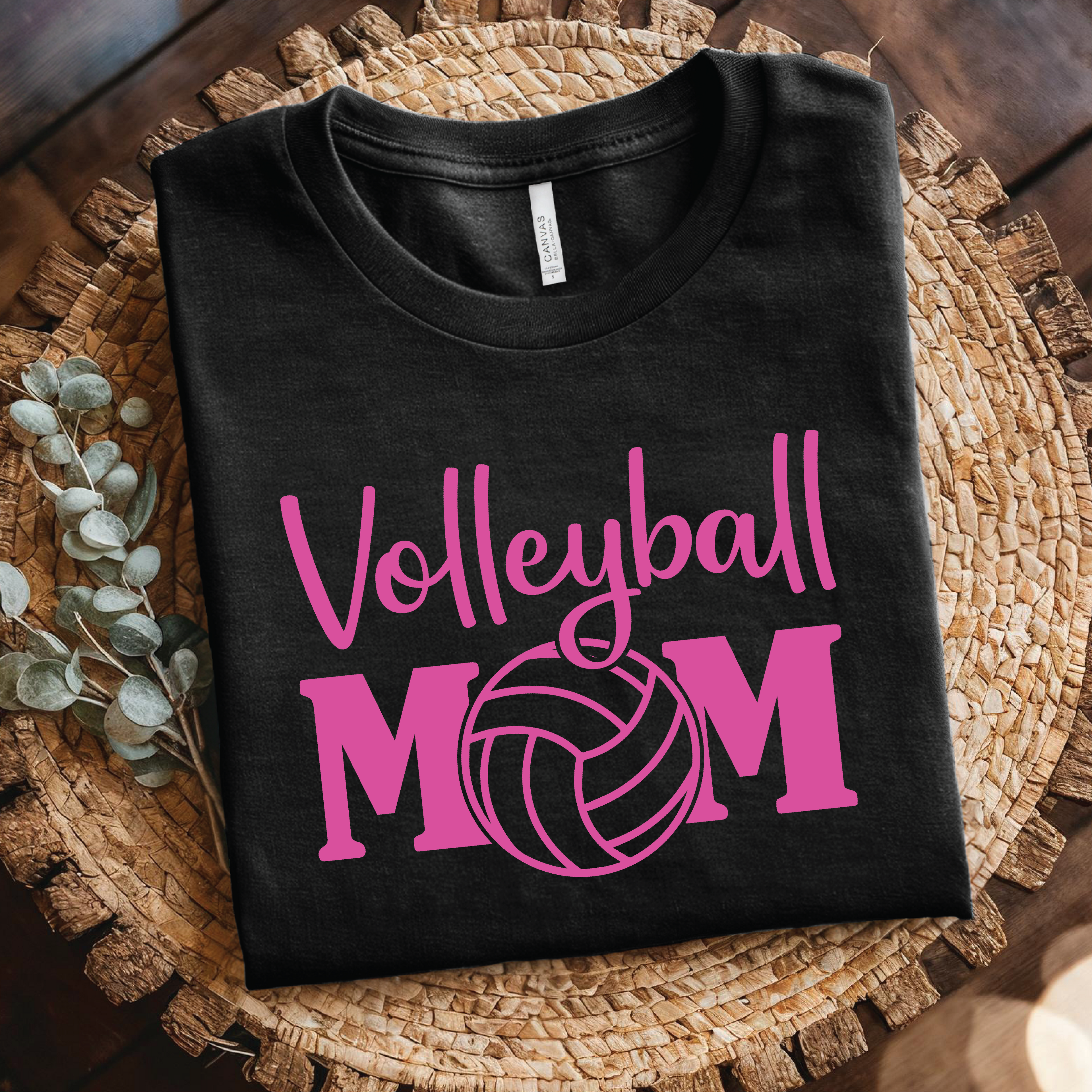 Volleyball Mom T‑Shirt - Pink Volleyball Mom shirt for Game Day & Gifts