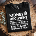 Kidney Recipient shirt - Transplant Awareness T-Shirt, Organ Donation Awareness Shirt
