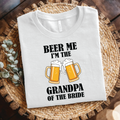 Grandpa of the Bride Beer T-shirt - Funny Wedding Party Shirt, gift for grandpa