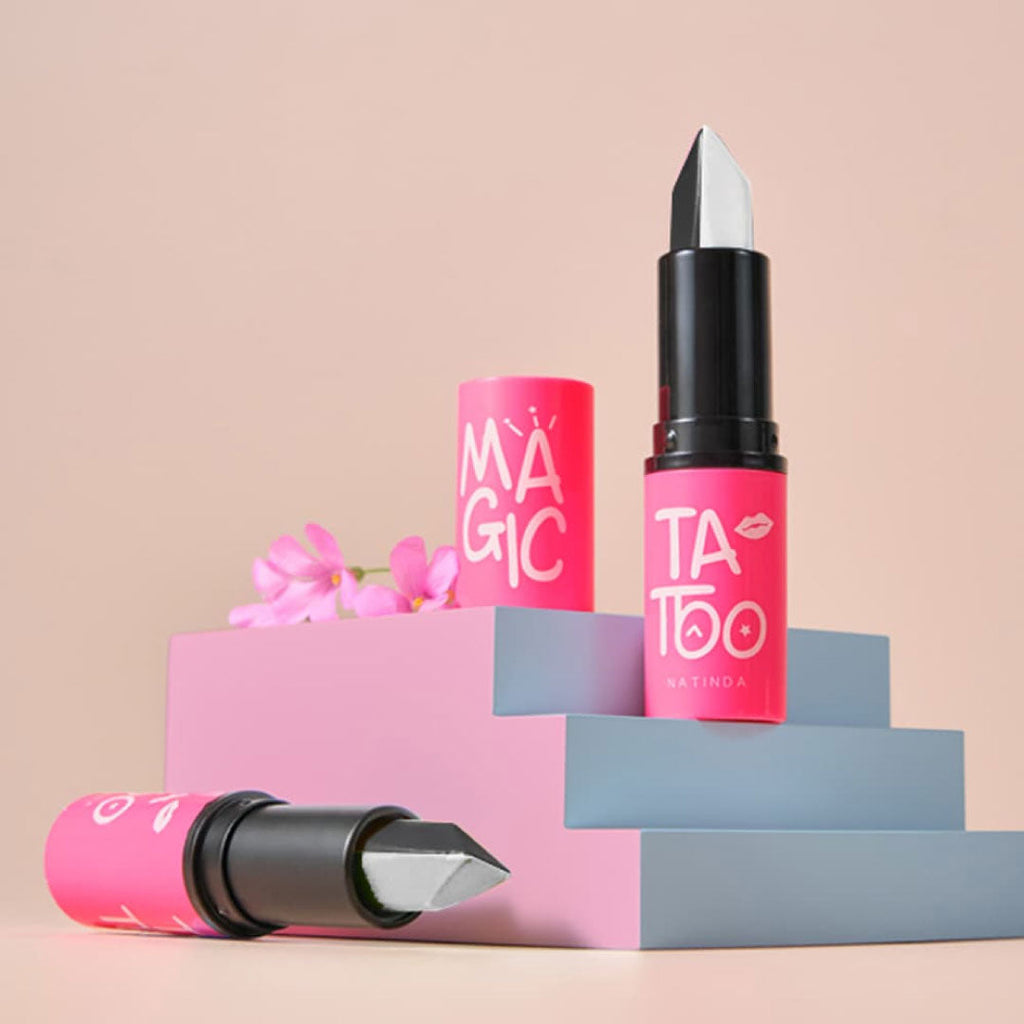 Natinda Magic Tattoo Lipstick Black & White – 3.5g