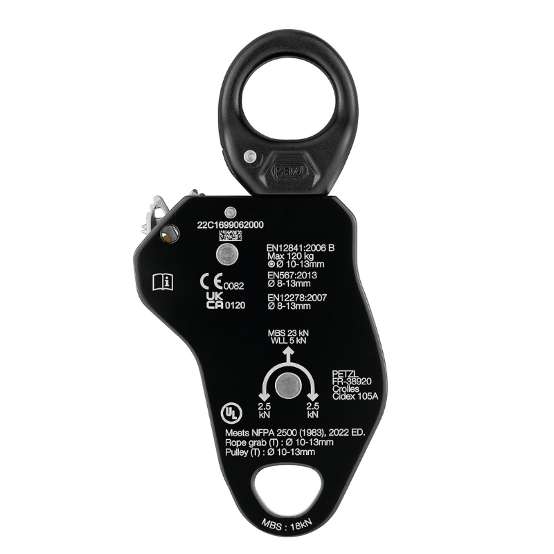 petzl pro traxion progress capture pulley​