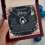 Forever Love Necklace for Mom – Sentimental Mother Gift – Elegant Jewelry with Message Card
