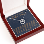 Congratulations on Your Master's Degree Lucky In Love Necklace – Graduation Gift for Her – Meaningful Jewelry with Message Card