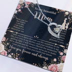 Forever Love Necklace for Mom – Sentimental Mother Gift – Elegant Jewelry with Message Card