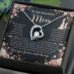 Forever Love Necklace for Mom – Sentimental Mother Gift – Elegant Jewelry with Message Card