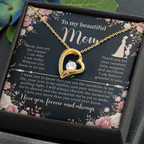Forever Love Necklace for Mom – Sentimental Mother Gift – Elegant Jewelry with Message Card