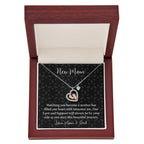 New Mom Baby Feet Heart Necklace – Meaningful Gift for New Mother – Baby Footprint Jewelry with Heart Pendant