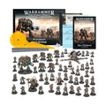 Warhammer The Horus Heresy Age of Darkness box set featuring miniatures, rulebooks, templates, and full model army collection